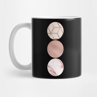 Rose grunge - circles III Mug